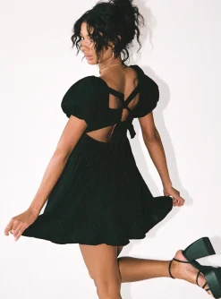 Princess Polly Let'S Dance Mini Dress  Black Fashion
