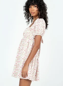 Princess Polly Let'S Dance Mini Dressfloral   Pink Shop