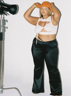 Princess Polly Level Up Pantscurve   Black Sale
