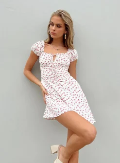 Princess Polly Lidia Mini Dressmulti   White Discount