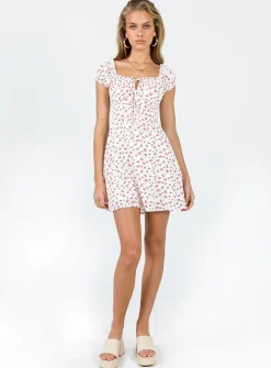 Princess Polly Lidia Mini Dressmulti   White Discount