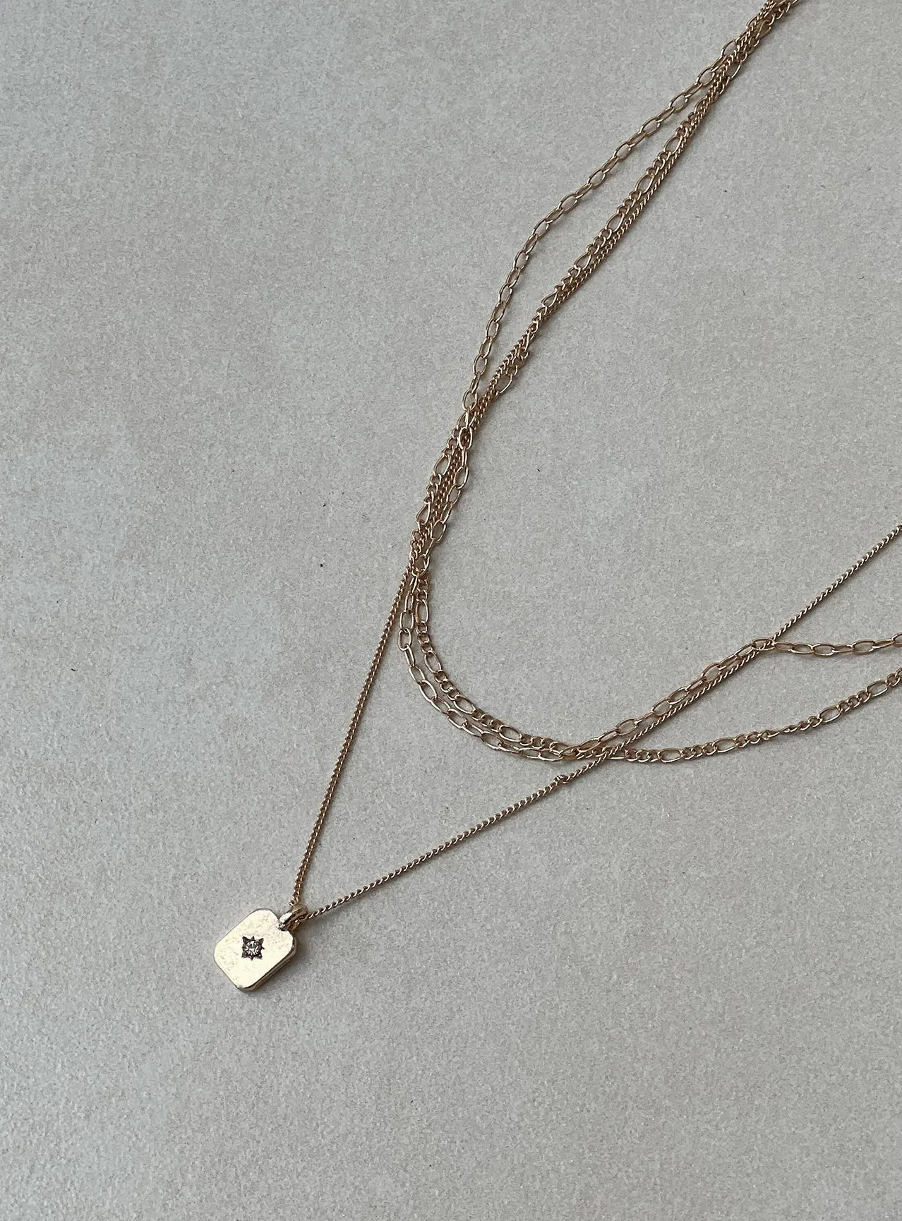 Princess Polly Light Keeper Necklace Gold Clearance