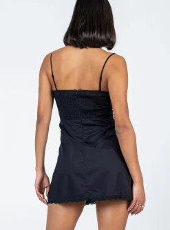 Princess Polly Lilou Mini Dress  Black Online