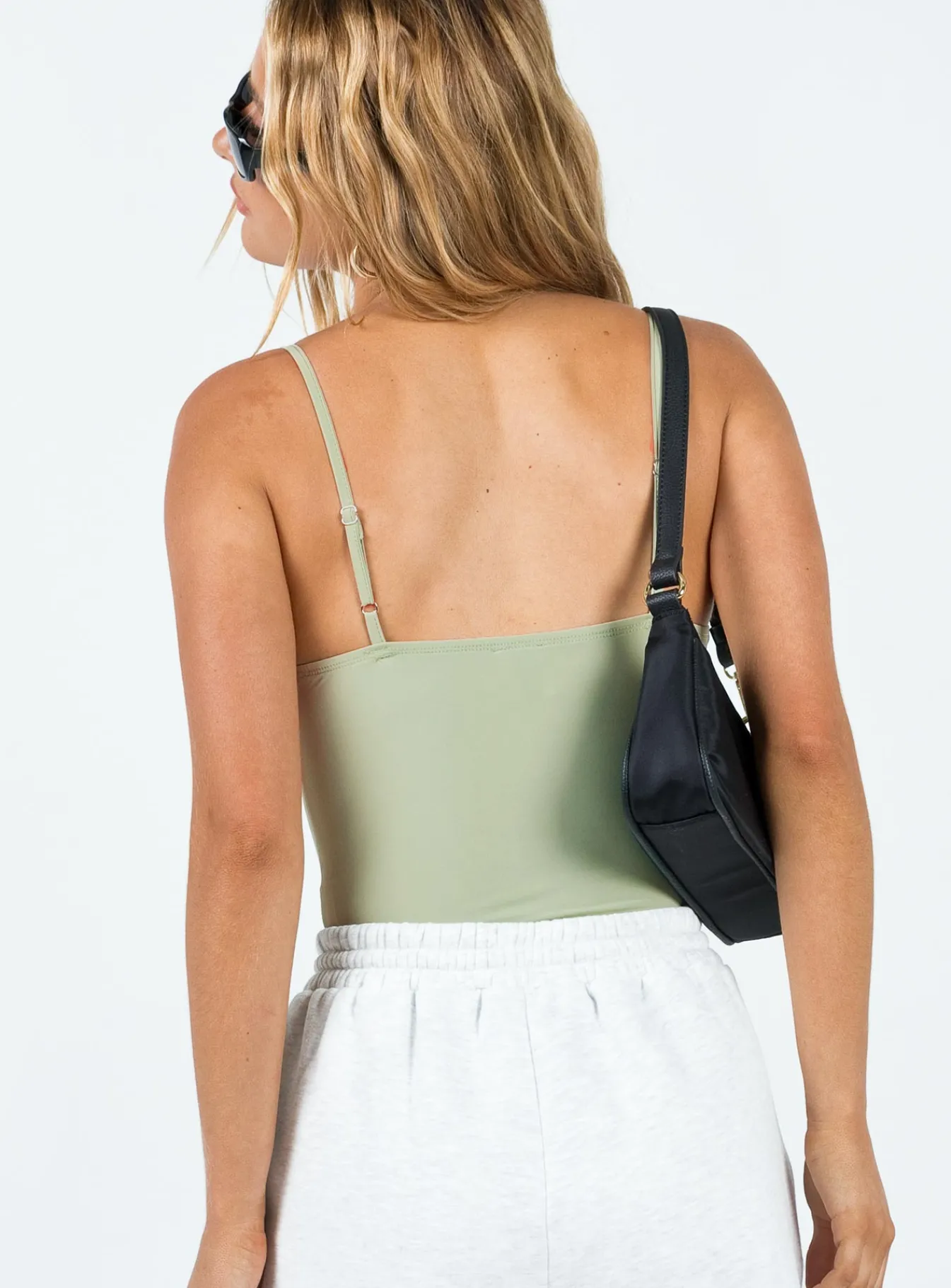 Princess Polly Linden Bodysuit Khaki Hot