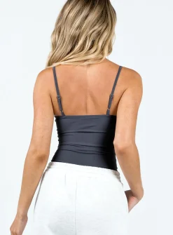 Princess Polly Linden Bodysuit Slate Shop