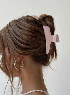 Princess Polly Linden Hair Clip  Pink Discount