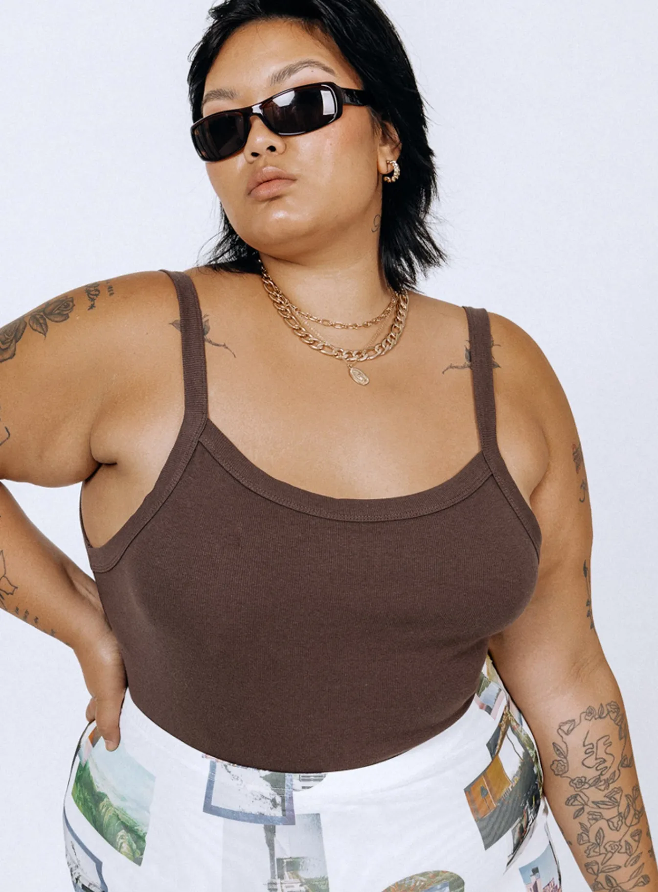 Princess Polly Lindsey Bodysuitcurve Brown Online