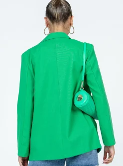 Princess Polly Llyod Blazer  Green Shop