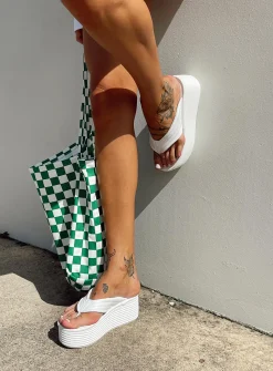 Princess Polly Lola Platform Sandals White Store