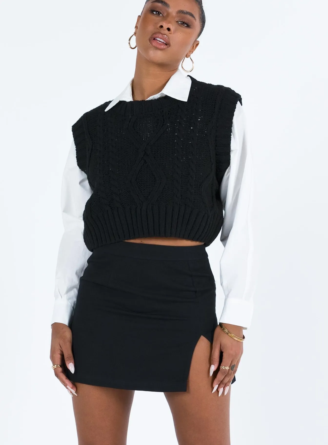 Princess Polly Lolita Mini Skirt Black Sale