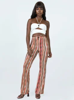 Princess Polly Loriella Ring Detail Crop Top White Flash Sale