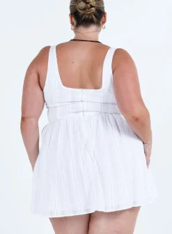 Princess Polly Lorinda Mini Dresscurve   White Best