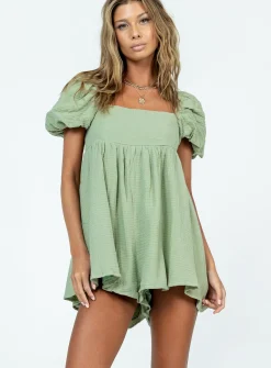 Princess Polly Lorna Romper  Sage Sale