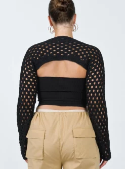 Princess Polly Lotani Bolero  Black Best