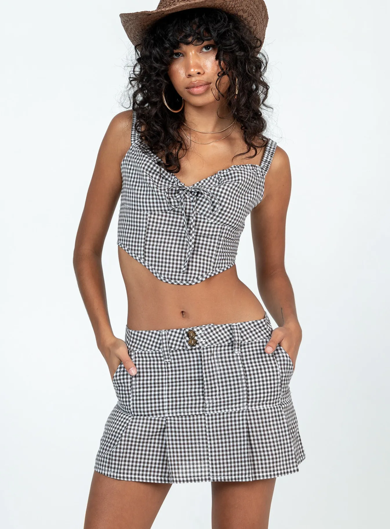 Princess Polly Loui Mini Skirt Multi Discount