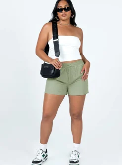 Princess Polly Louisianna Shorts  Khaki Fashion