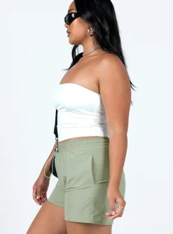 Princess Polly Louisianna Shorts  Khaki Fashion