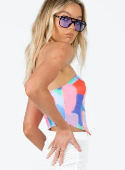 Princess Polly Love All Strapless Top Multi Flash Sale