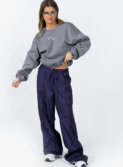Princess Polly Love Bites Sweatshirt  Grey Cheap
