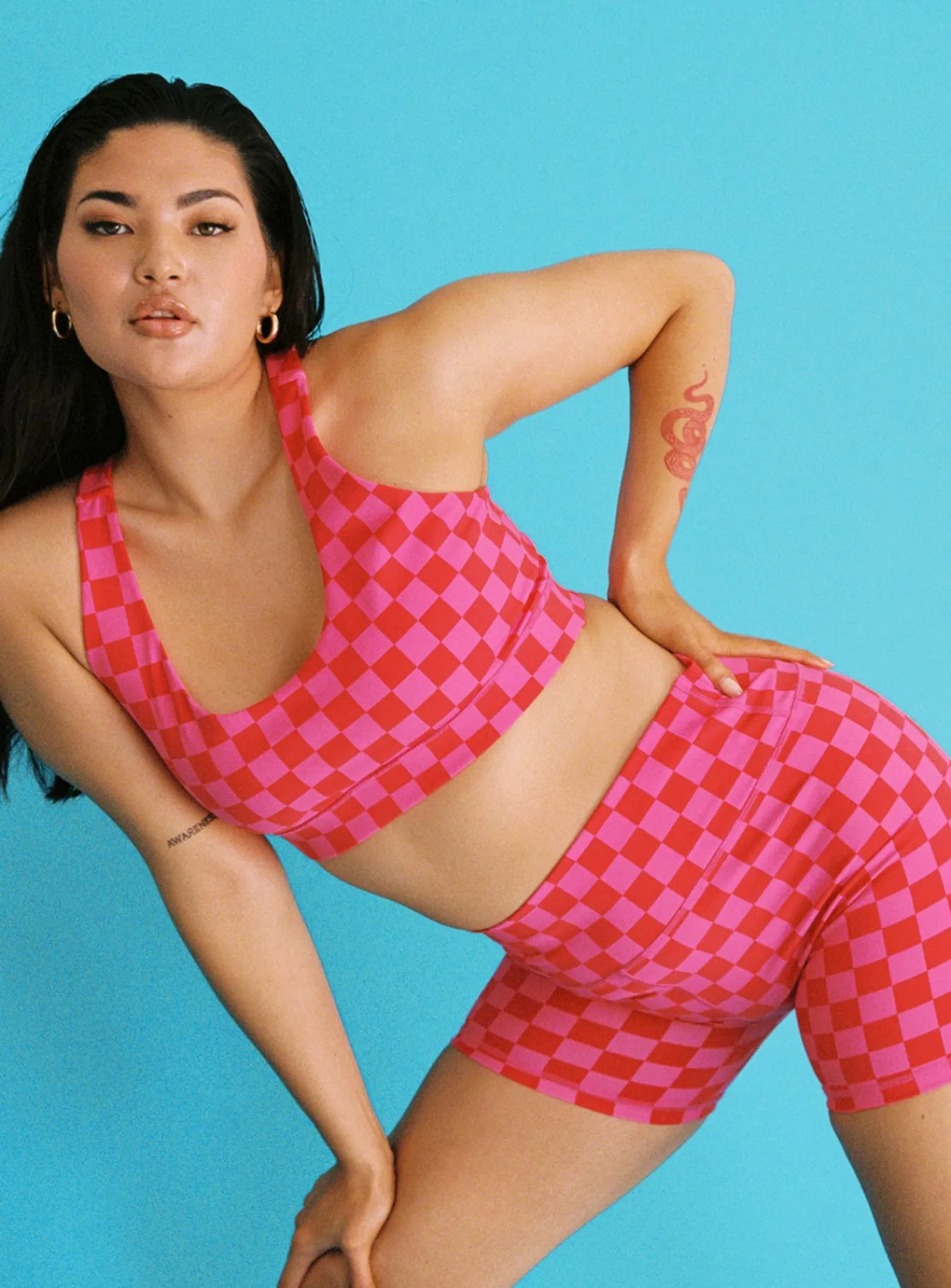 Princess Polly Love Game Bike Shorts/ Red Pink Best