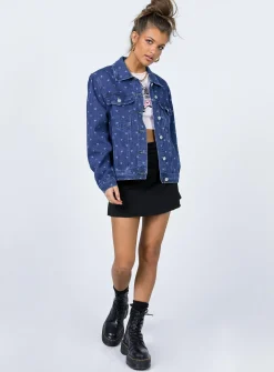 Princess Polly Love Heartjacket   Denim Fashion