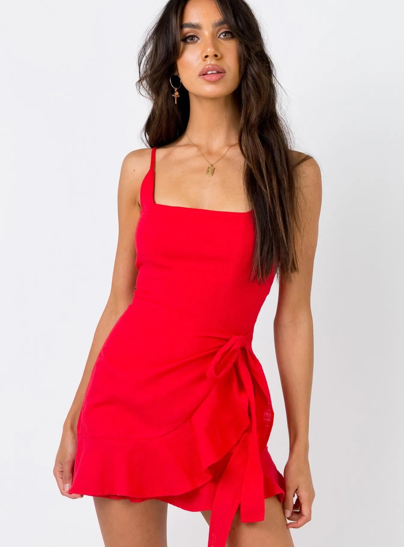 Princess Polly Love Lane Mini Dress Red Shop