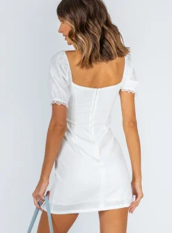 Princess Polly Love Lies Mini Dress White Cheap