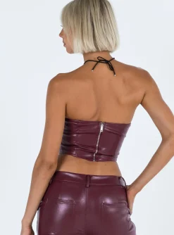 Princess Polly Love Sculpt Bustier Red Fashion