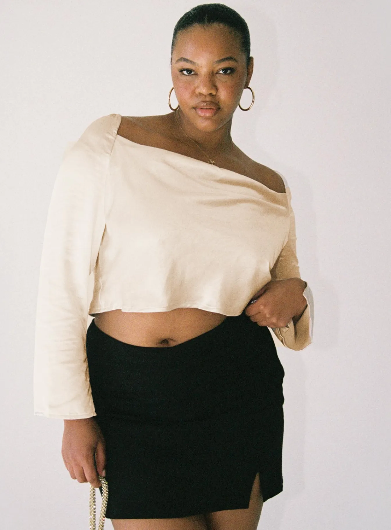 Princess Polly Love Song Top Curve Champagne Flash Sale