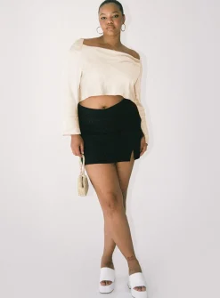 Princess Polly Love Song Top Curve Champagne Flash Sale