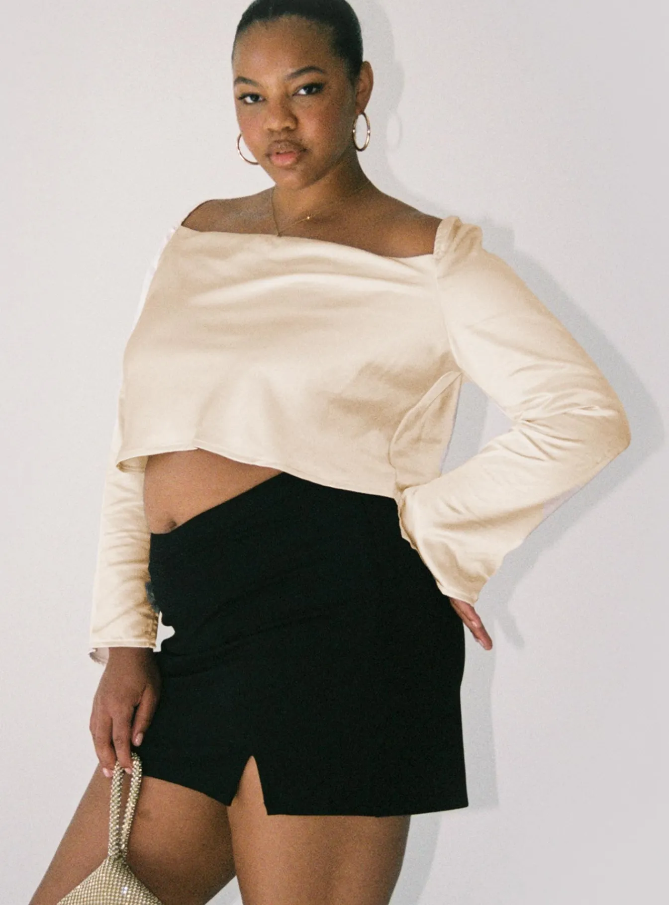 Princess Polly Love Song Top Curve Champagne Flash Sale