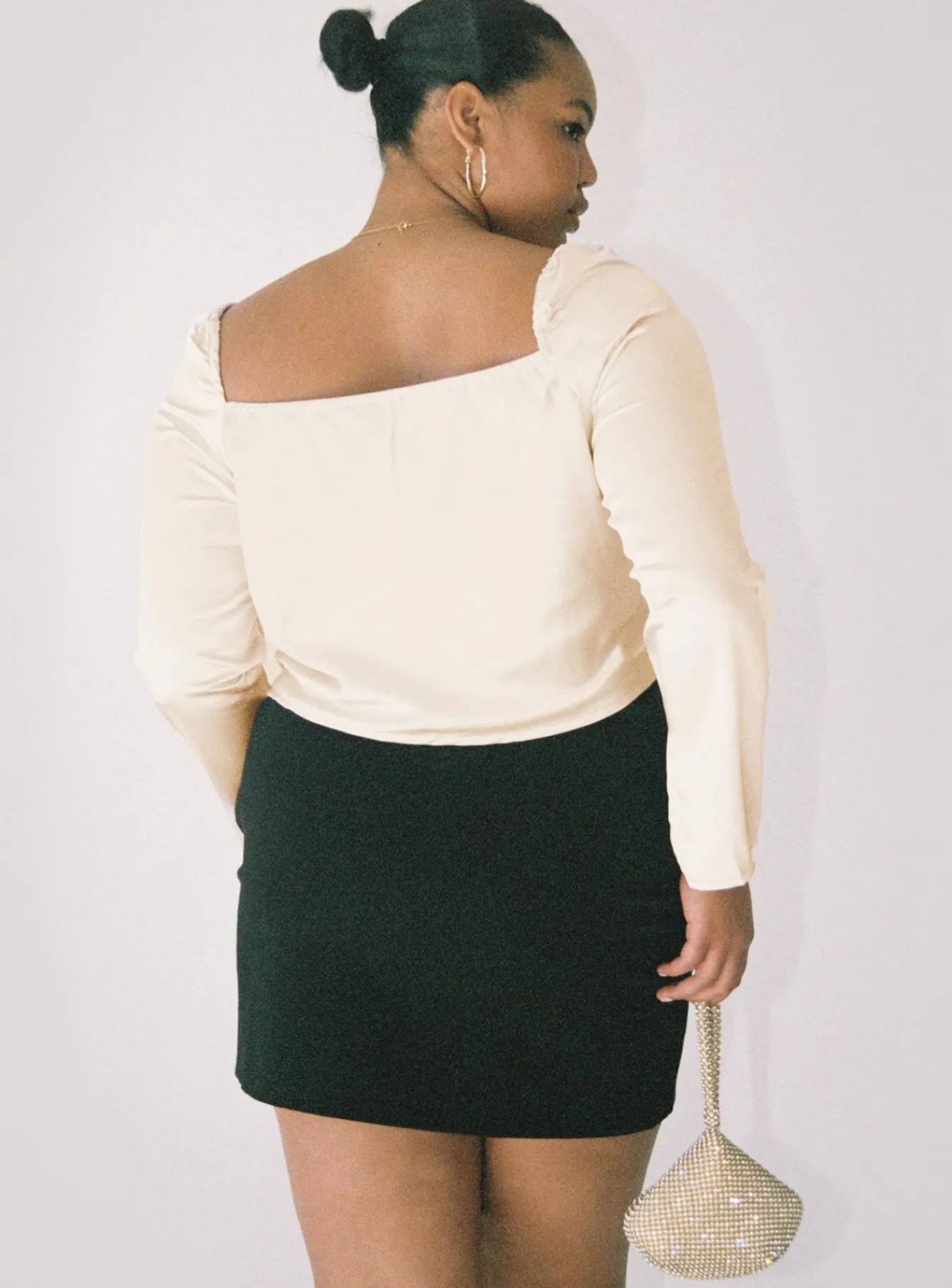 Princess Polly Love Song Top Curve Champagne Flash Sale
