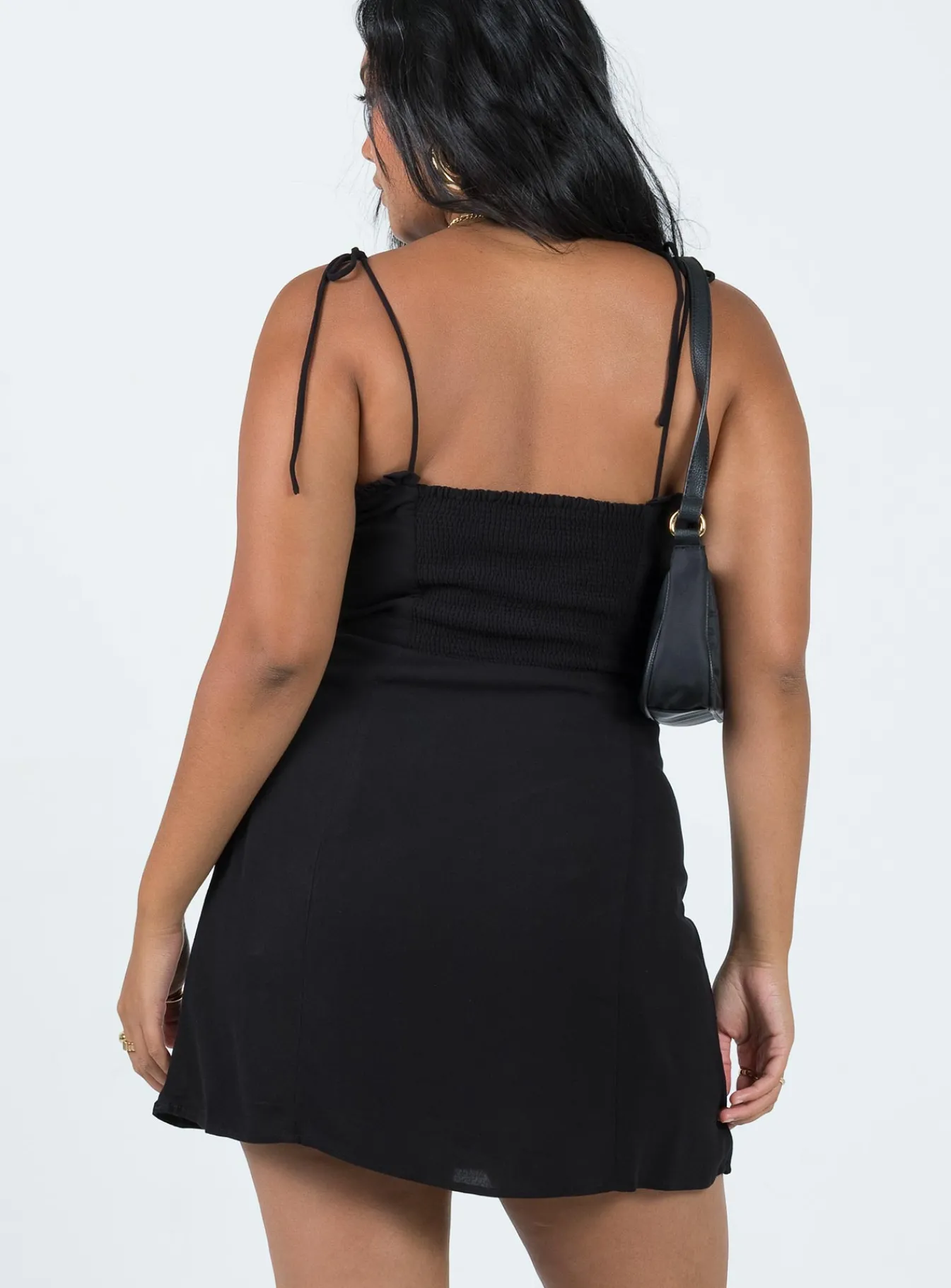 Princess Polly Lovella Mini Dress Black Fashion