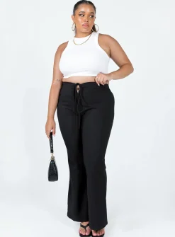 Princess Polly Lovey Pantscurve   Black Cheap