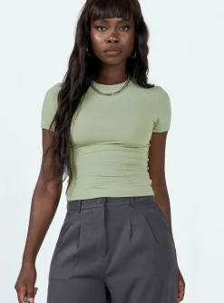 Princess Polly Lowell Top  Green Best