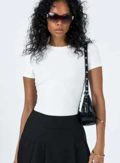 Princess Polly Lowell Top  White Clearance