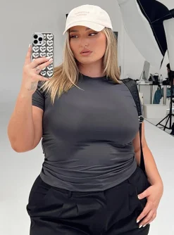 Princess Polly Lowell Topcurve   Grey Sale