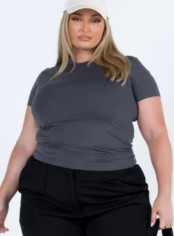 Princess Polly Lowell Topcurve   Grey Sale