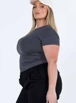 Princess Polly Lowell Topcurve   Grey Sale