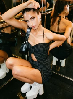 Princess Polly Luca Setstripe   Black Fashion