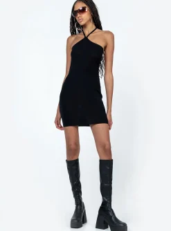 Princess Polly Lucas Mini Dress  Black Best Sale
