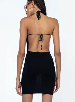 Princess Polly Lucas Mini Dress  Black Best Sale