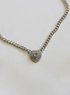 Princess Polly Lucas Necklace  Silver Cheap