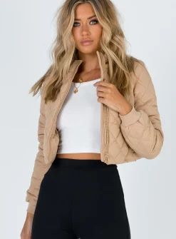 Princess Polly Lucia Jacket   Beige Cheap