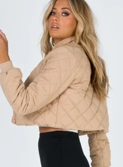 Princess Polly Lucia Jacket   Beige Cheap