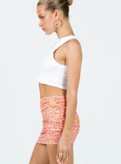 Princess Polly Ludo Mini Skirt Pink   Orange Store