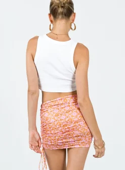 Princess Polly Ludo Mini Skirt Pink   Orange Store