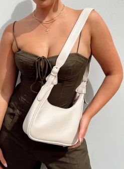 Princess Polly Ludo Shoulder Bag Beige Fashion
