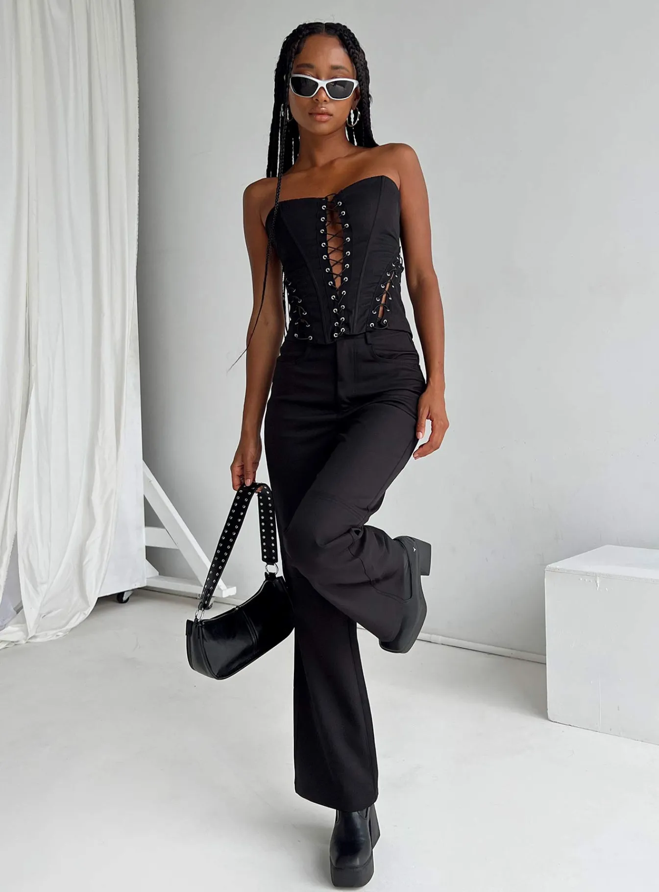 Princess Polly Lulu Pants Black Store