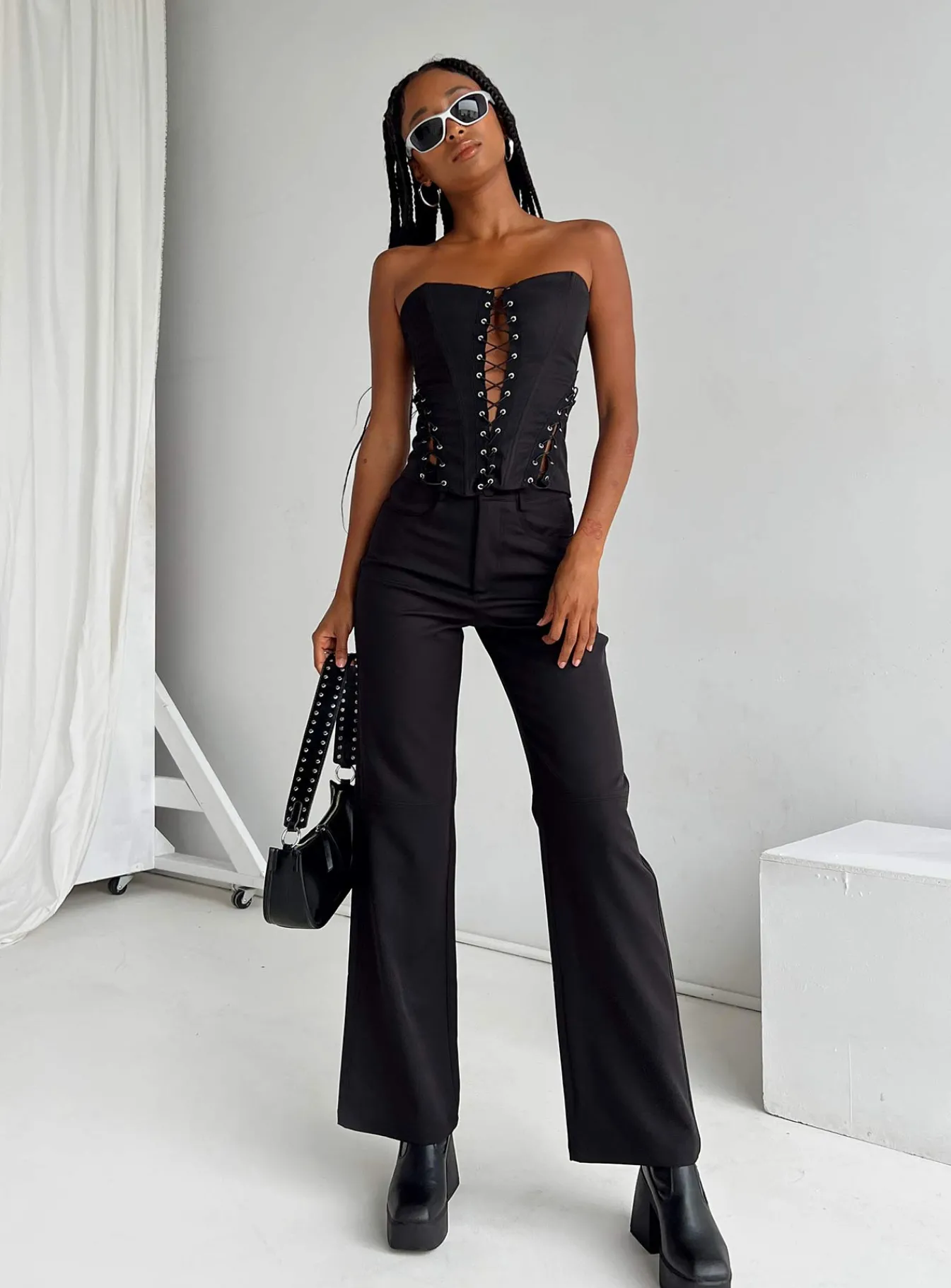Princess Polly Lulu Pants Black Store